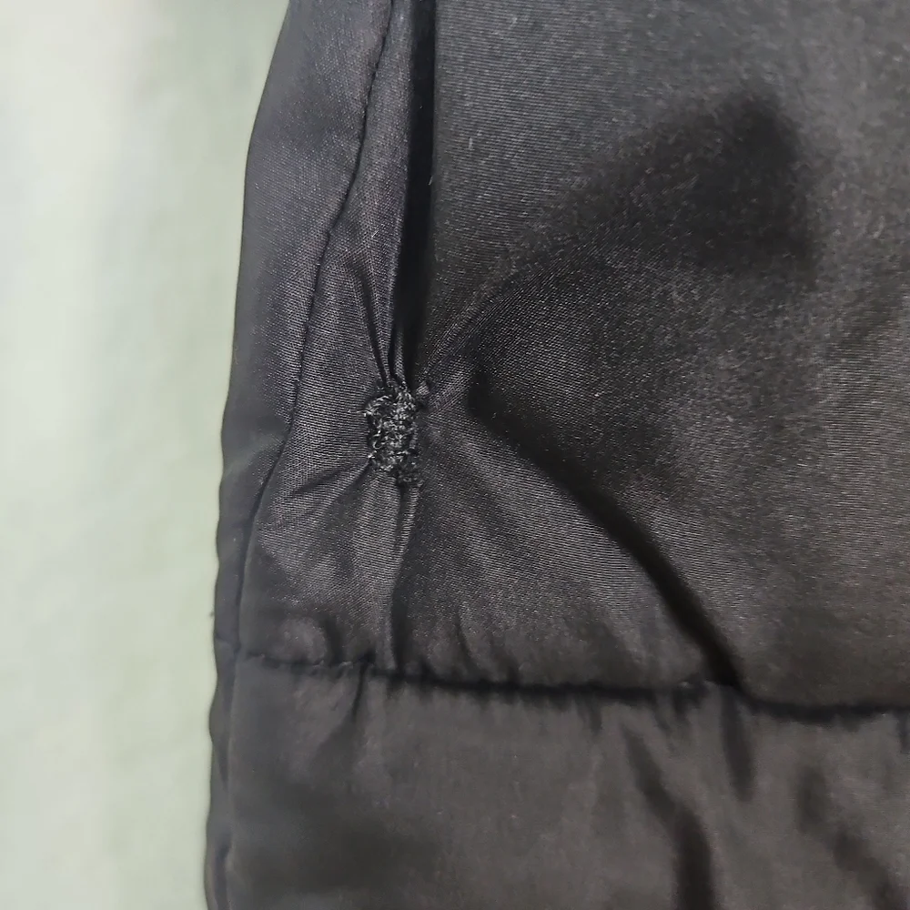 Hollister Black Hooded Puffer Coat - Picture 17 of 17